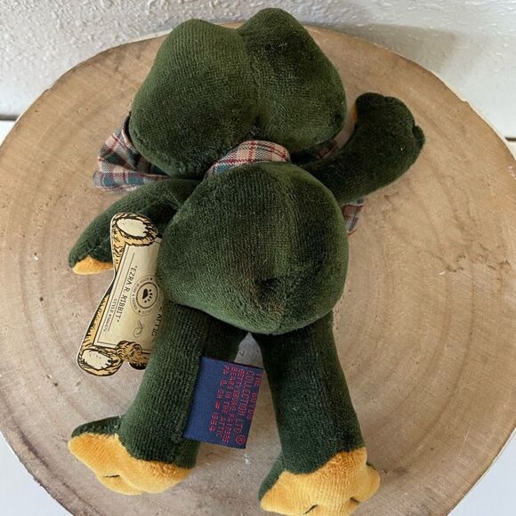 Boyd’s Bears Ezra R. Ribbit 6 Inch Plush Frog EUC - Picture 3 of 4